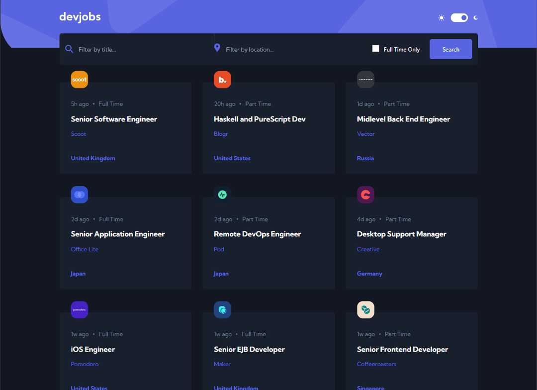 devjobs-web-app image